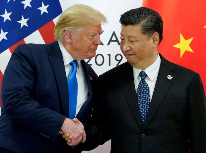 ඩොනල්ඩ් ට්‍රම්ප් සහ චීන ජනපති ෂී ජින්පින් අතර හමුවක්