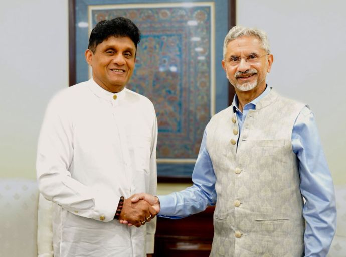  සජිත් ප්‍රේමදාස ඉන්දියාවේ විදේශ කටයුතු අමාත්‍ය ආචාර්ය එස්. ජයශංකර් හමුවෙයි