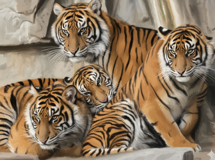 ලොව පුරා කොටින්ගේ විවිධත්වය