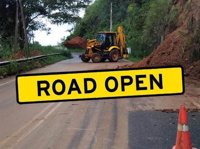 බදුල්ල කොළඹ මාර්ගය යළි විවෘතයි