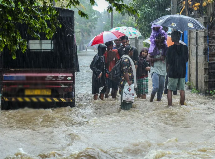 කැලණි ගඟ දෙපස පහත්බිම්වලට මහ ගංවතුරක් පිළිබඳ අනතුරු අඟවයි