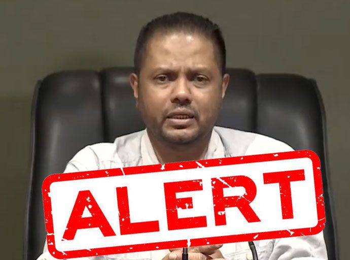 අනතුරුදායක ස්ථානවලින් හැකි ඉක්මනින් ඉවත්වන්නැයි දැනුම්දීමක්