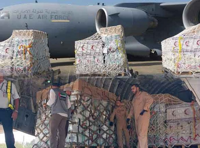 UAE සිට ආධාර රැගත් තවත් ගුවන් යානා 02ක් කටුනායකට