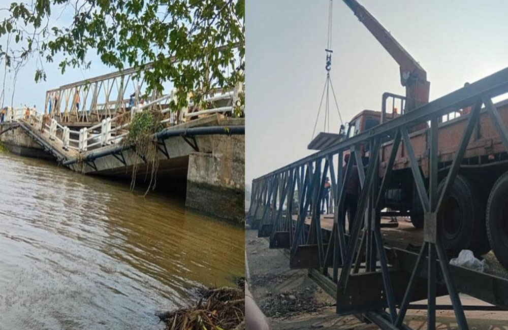 තබ්බෝවේ කඩාවැටුණු පාලම වෙනුවට කොන්ක්‍රීට් පාලමක් 