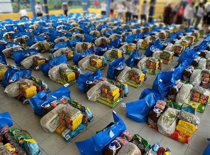 සහනාධාර මලු විකිණීමේ ජාවාරමක්