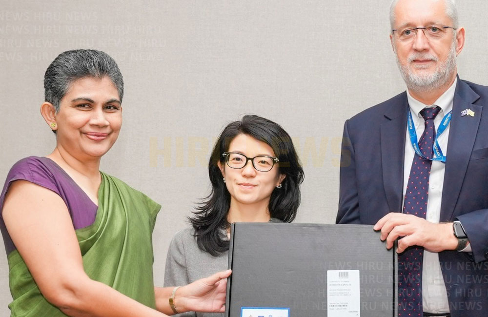 අධිකරණ සහ බන්ධනාගාර කටයුතු බාධාවකින් තොරව පවත්වා ගෙන යෑමට JURE ව්‍යපෘතිය යටතේ ලැප්ටොප් පරිගණක