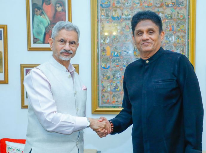 විපක්ෂ නායක සජිත් ප්‍රේමදාස ඉන්දීය විදේශ කටයුතු අමාත්‍යවරයා හමුවෙයි