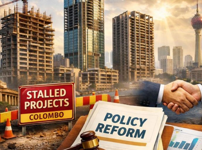 අත් හිටුවා තිබෙන කොළඹ නගරයේ දැවැන්ත මිශ්‍ර සංවර්ධන ව්‍යාපෘති