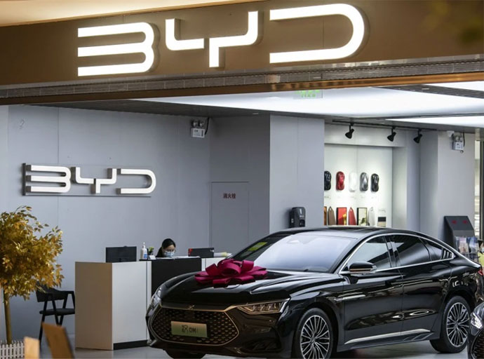 ටෙස්ලා අබිබවා යන බීවයිඩී