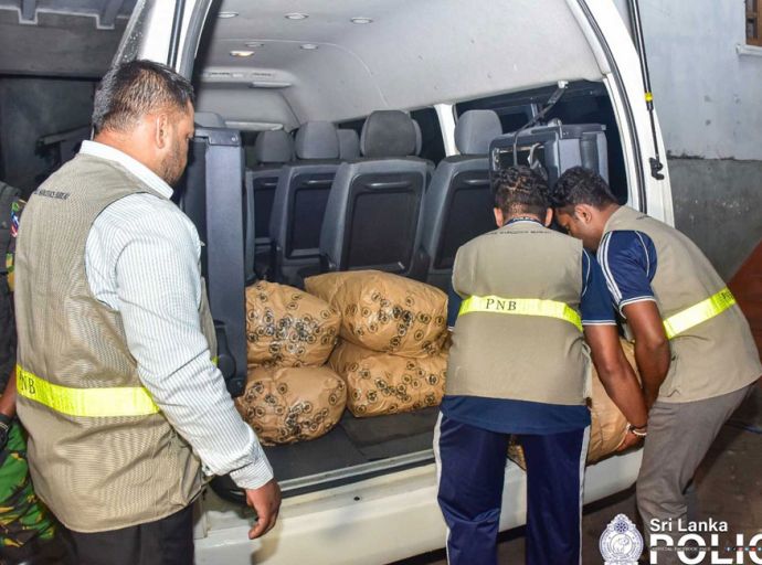 මත්ද්‍රව්‍ය තොගයක් වනාතවිල්ලුව දහන උඳුනට