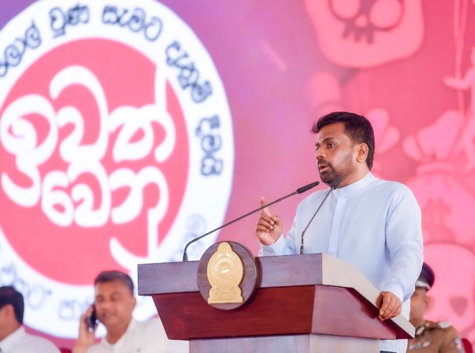 විෂ මත්ද්‍රව්‍ය උවදුර මුලිනුපුටා දැමීමේ ජාතික ව්‍යාපාරය ආපසු හරවන්නෙ නෑ - ජනපති සහතික වෙයි