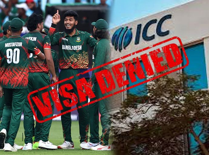 ගැටලු විසඳන්න එන ICC නියෝජිතයෙක්ට බංග්ලාදේශයෙන් වීසා නෑ