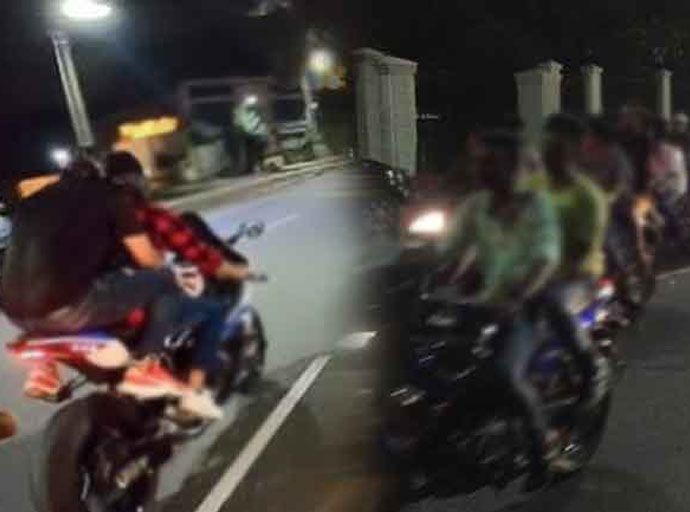 අධි ධාරිත යතුරු පැදි පැද්ද පිරිසක් අත්අඩංගුවට‍‍