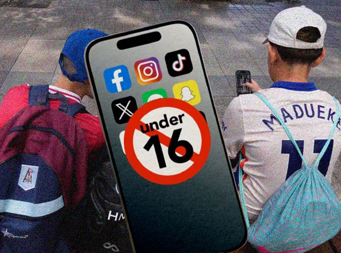 16න් පහළ දරුවන්ට සමාජ මාධ්‍ය තහනම්