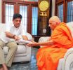 විපක්ෂ නායක සජිත් ප්රේමදාස මුරුත්තෙට්ටුවේ ආනන්ද ස්වාමීන් වහන්සේ හමුවෙයි