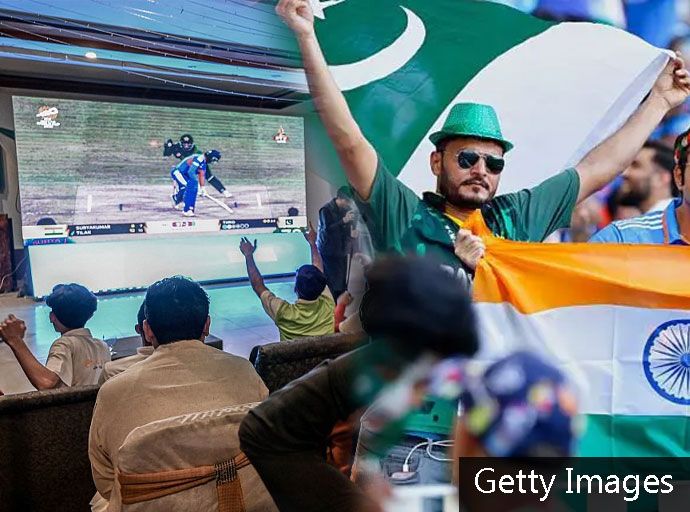 ICC වාර්තා අලුත් වෙයි; ඉන්දු - පාකිස්ථාන ගැටුම ඩිජිටල් අවකාශය හොල්ලයි!