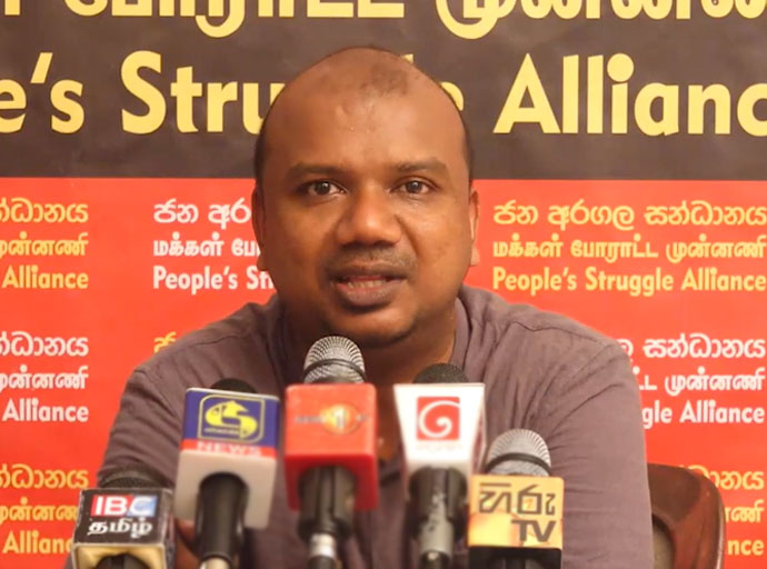 වත්මන් යුද්ධය අධිරාජ්‍යවාදී කුමන්ත්‍රණයක්; ආණ්ඩුව ජනතාව මත බදු බර පටවනවා - ජන අරගල සන්ධානය