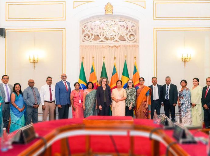 ශ්‍රී ලංකාව සහ බ්‍රසීලය, දෙරට අතර ද්විපාර්ශ්වික වෙළඳාම ඇමරිකානු ඩොලර් බිලියනයක් දක්වා ඉහළ නැංවීමට එකඟ වෙයි