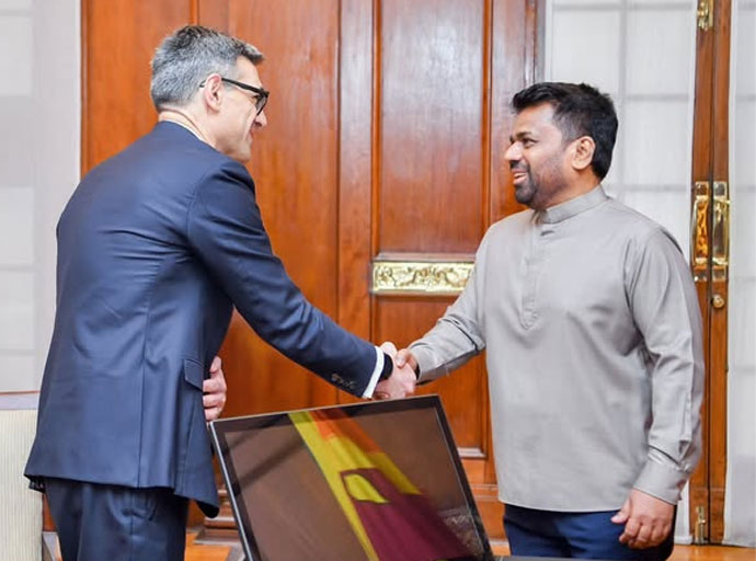 ජනපති සහ ජාත්‍යන්තර මූල්‍ය අරමුදලේ ශ්‍රී ලංකාවේ මෙහෙයුම් ප්‍රධානී අතර හමුවක්