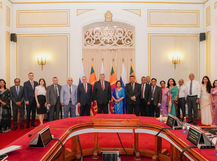 බහුවිධ සහයෝගීතාව වැඩි දියුණු කිරීම සම්බන්ධයෙන් ශ්‍රී ලංකාව සහ රුසියාව අතර සාකච්ඡා