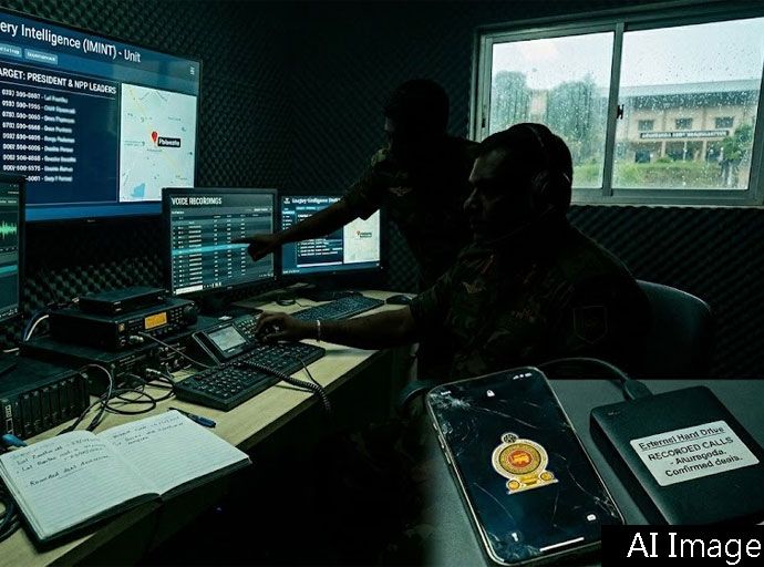 ජනාධිපති සහ මාලිමා ප්‍රබලයින් ගේ දුරකතනවලට සවන් දෙන හමුදාපති...!