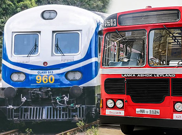 පෞද්ගලික බස් සහ දුම්රිය ධාවනය සාමාන්‍ය තත්ත්වයට