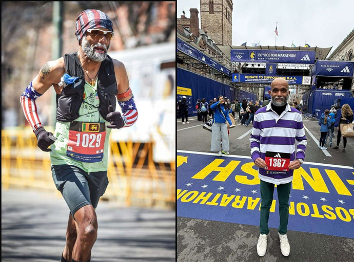 ලෝකයේ පැරණිතම සහ ප්‍රධානතම බොස්ටන් මැරතන් තරගය සඳහා හයවැනි වතාවට සූදානම් වන ගාමිණී සුගතදාස