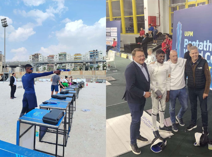 ලෝක ශූරතා පංච ප්‍රයාම තරගයට සහභාගී වු ශ්‍රී ලංකාවේ ඉසිවරුණ ද සිල්වා විශිෂ්ට දක්ශතා අතරට