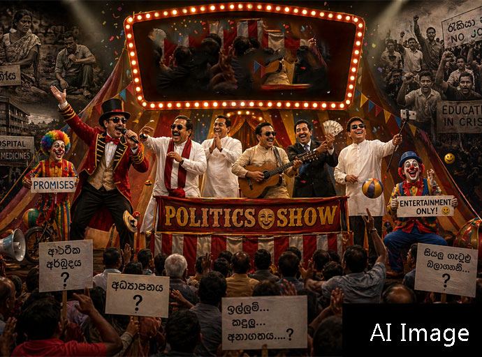 වත්මන් දේශපාලනයේ විනෝදය මිස අන් යමක් පවතී ද...? - Ideas front වීඩියෝවක්