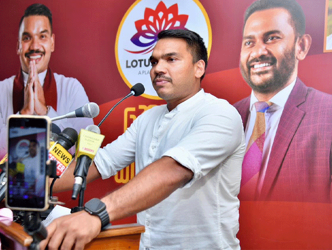 මැතිවරණයක් පවත්වනවා ද නැද්ද කියලා කියන්න පක්ෂ ලේකම්වරයකුට අයිතියක් නෑ - නාමල් රාජපක්ෂ
