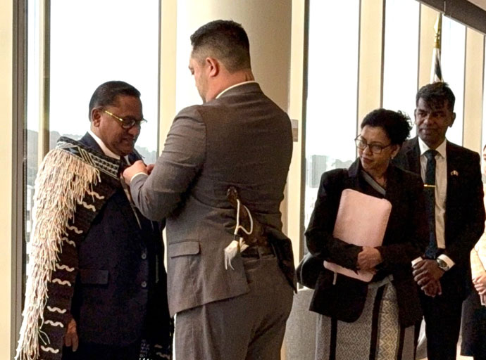 අමාත්‍ය විජිත හේරත් ගේ නවසීලන්ත නිල සංචාරය