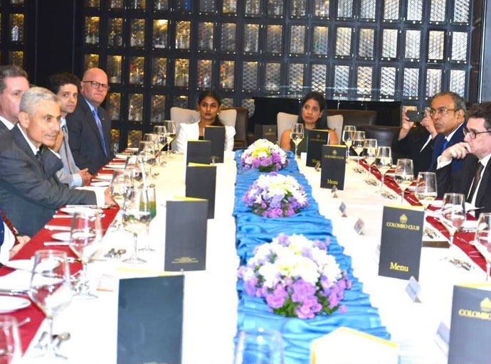 ඇමරිකානු රාජ්‍ය දෙපාර්තමේන්තුවේ සහකාර රාජ්‍ය ලේකම්වරයා වෙනුවෙන් පාත්ෆයින්ඩර් පදනම හමුවක් සංවිධානය කරයි