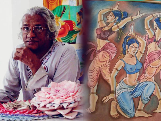 ප්‍රවීණ චිත්‍ර ශිල්පී මොටාගෙදර වනිගරත්න දිවි ගමනට සමු දෙයි