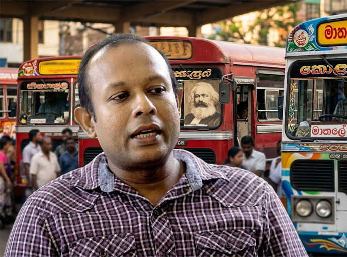 වැඩි වෙන බස් වියදම පියව ගන්න වෙන්නෙ අඩක් කුස පුරවාගෙන - පුබුදු ජයගොඩ