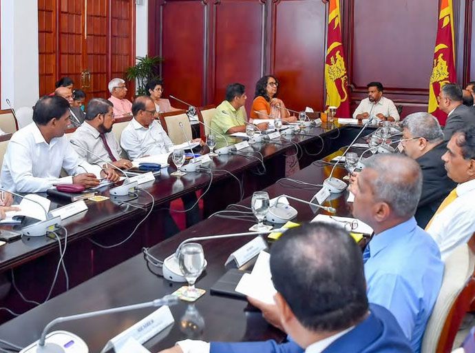 ජනපති ගේ ප්‍රධානත්වයෙන් ව්‍යසන කළමනාකරණ ජාතික සභාව රැස්වෙයි