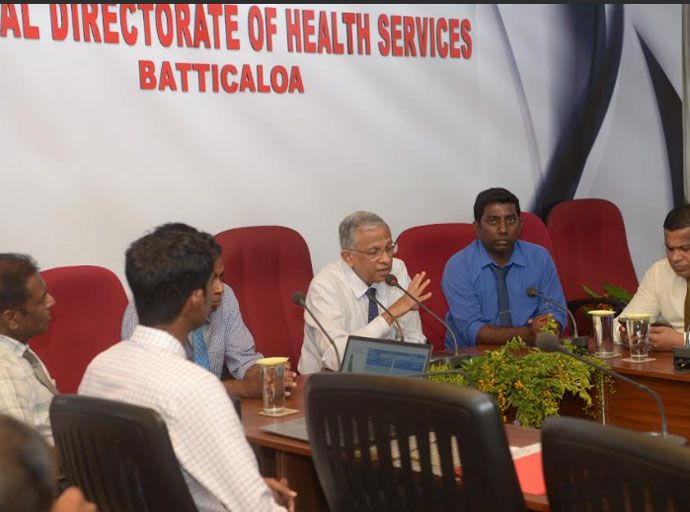 මඩකළපුව දිස්ත්‍රික්කයේ ඩෙංගු අවදානම සමාලෝචනය කරයි