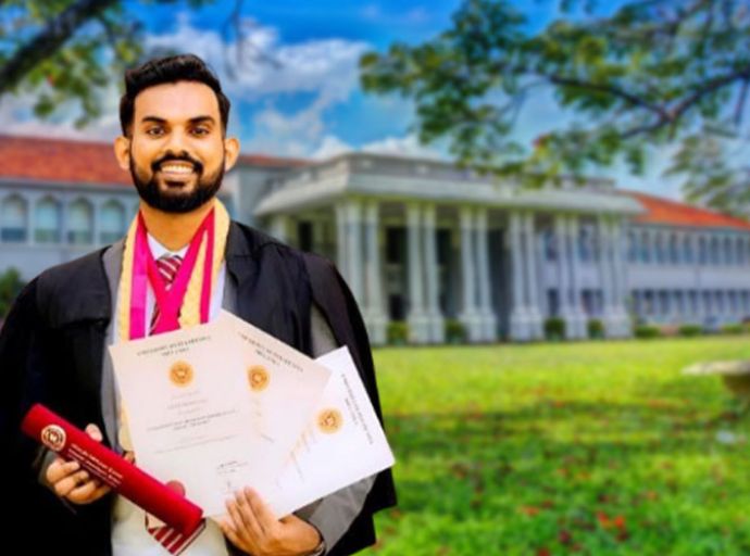 පේරාදෙණිය සරසවියෙන් සුපිරි වාර්තාවක්; වේදිකාවේ තිබූ සියලුම රන් පදක්කම් හිමි කරගත් සුපිරි මොළකාරයා