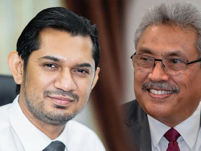 ගෝඨාභය සුගීෂ්වර ව පාවා දීලා