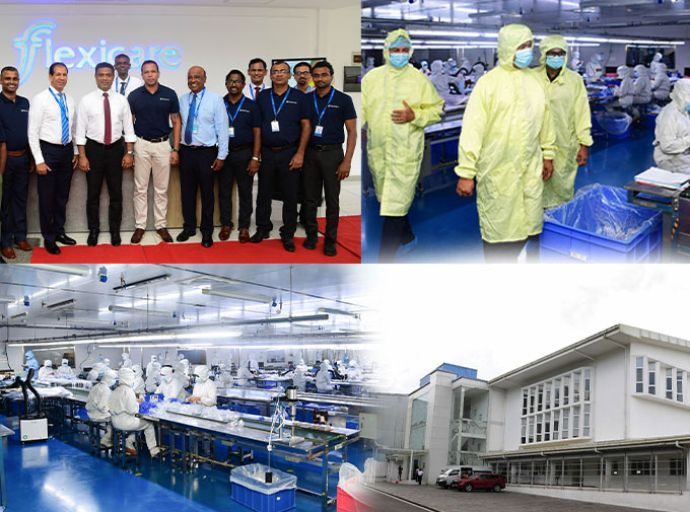 මෙරට ස්ථාපිත නවීන වෛද්‍ය උපකරණ නිෂ්පාදන කර්මාන්ත ශාලාව සෞඛ්‍ය හා ජනමාධ්‍ය අමාත්‍යවරයා ගේ නිරීක්ෂණයට