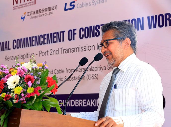 220kV භූගත විදුලි සම්ප්‍රේෂණ රැහැන් පද්ධතිය ඉදිකිරීම් අරඹයි