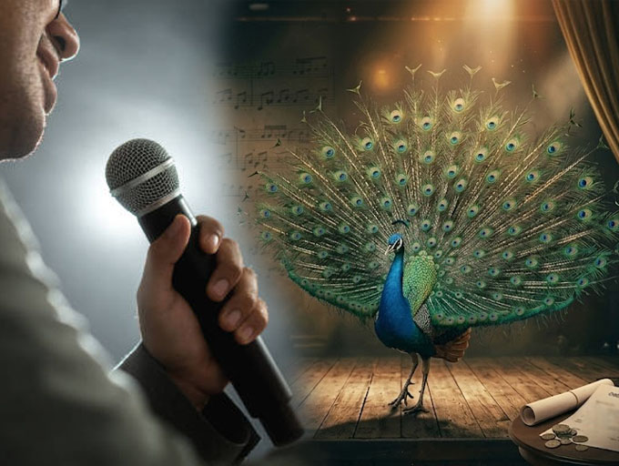 ගායක ගායිකාවනි.., පිල් විදහා නටන මොනරා ගේ තත්ත්වයට පත් නොවන්න