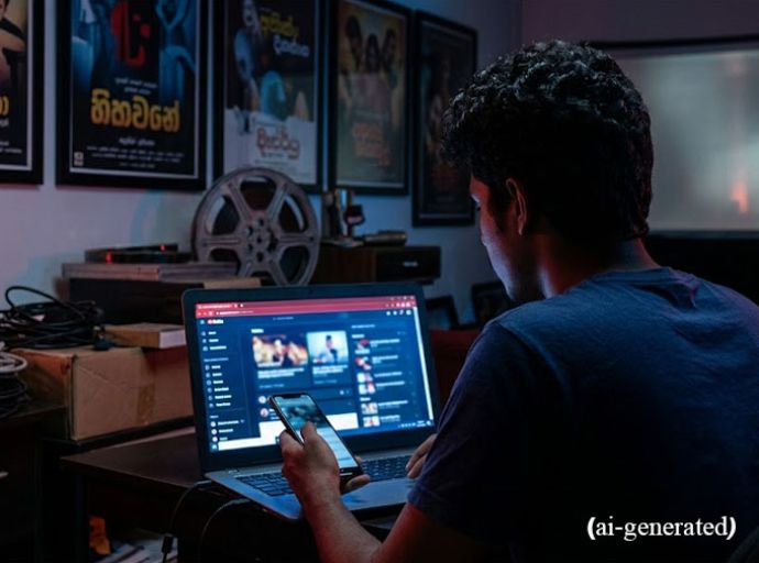 18 හැවිරිදි තරුණයකු මෙරට නිෂ්පාදිත චිත්‍රපටි හොර රහසේ සමාජ මාධ්‍යයේ පළ කරලා