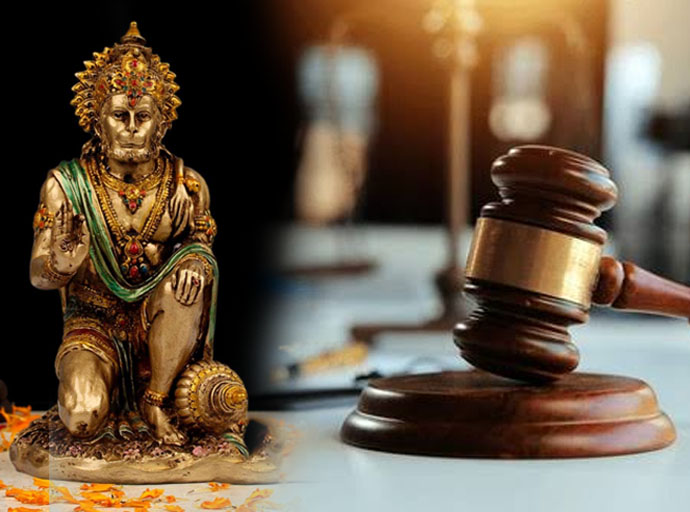 රන් ආලේපිත හනුමන්තා පිළිමයක් විකිණීමට තැත් කළ දෙදෙනාට ඇප