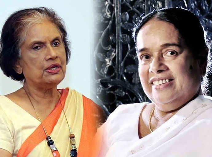 "නන්දා මාලිනී සමාජ අසාධාරණය හමුවේ නොබියව ගීතය අවියක් කර ගත්තා" - හිටපු ජනාධිපතිනී චන්ද්‍රිකා