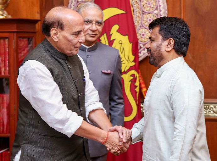 ජනපති සහ ඉන්දීය ආරක්ෂක අමාත්‍යවරයා අතර හමුවක්