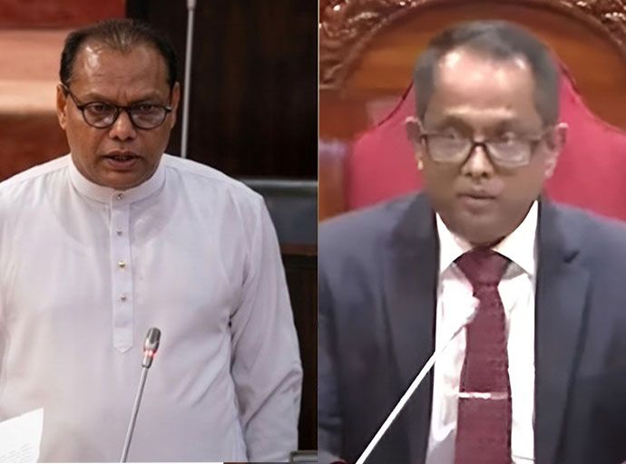 දයාසිරි ජයසේකර, කතානායක ගේ සදාචාරාත්මක භාවය විමසමින් ලිපියක් සභාගත කරයි