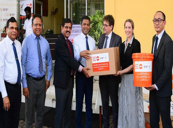 ශ්‍රී ලංකාවේ ආපදා පෙර සූදානම ඉහළ නැංවීමේ අරමුණින් ඇමෙරිකානු ඩොලර් 250,641ක මානූෂීය ආධාර තොගයක්