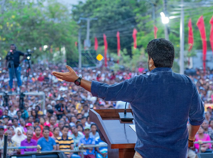 මුළු ඉතිහාසයේ ම ජනතාව එක්වී නිර්මාණය කළ ආණ්ඩුව ජාතික ජනබලවේගය ආණ්ඩුව පමණයි - ජනපති පොළොන්නරුවේ දී කියයි