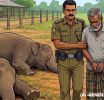විදුලි සැර වැදීමෙන් වන අලින් දෙදෙනෙකු මියයාම සම්බන්ධයෙන් සැකකරුවෙකු අත්අඩංගුවට!