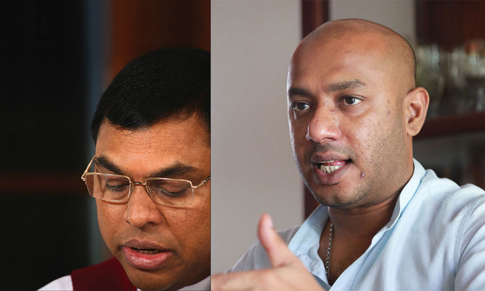  දුමින්දගේ ගෙදර ගිය බැසිල්ට : කන පාත්වෙන ප්‍රශ්නයක් !